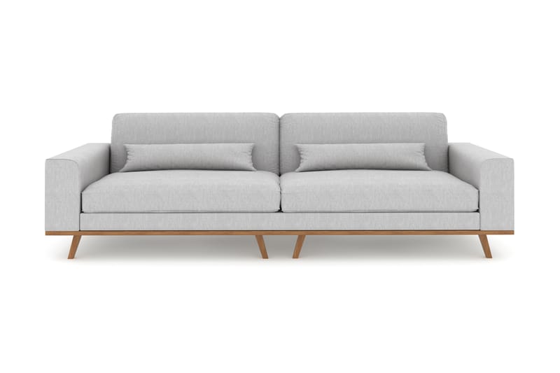 Copenhagen 4-Personers Sofa - Linnegrå - 4 personers sofa