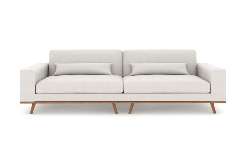 Copenhagen 4-pers Sofa - Linned beige - 4 personers sofa