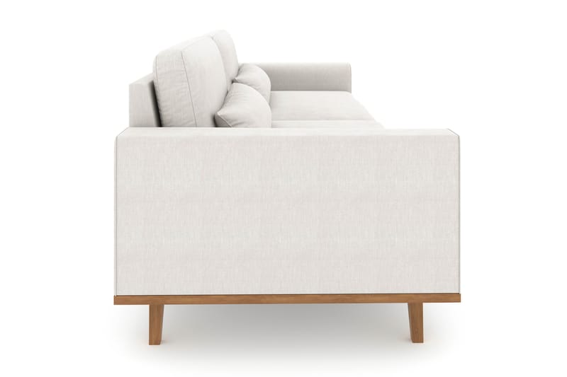 Copenhagen 4-personers Stofsofa - Lysegrå - Møbler - Sofaer - 4 personers sofa
