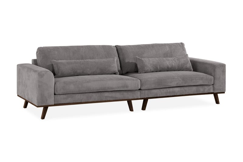 Copenhagen 4-personers Manchestersofa - Mørkegrå - Møbler - Sofaer - 4 personers sofa