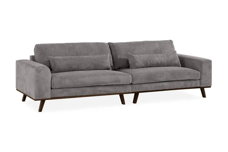 Copenhagen 4-personers Manchestersofa - Mørkegrå - Møbler - Sofaer - 4 personers sofa