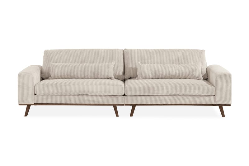 Copenhagen 4-personers Manchestersofa - Beige - Møbler - Sofaer - 4 personers sofa