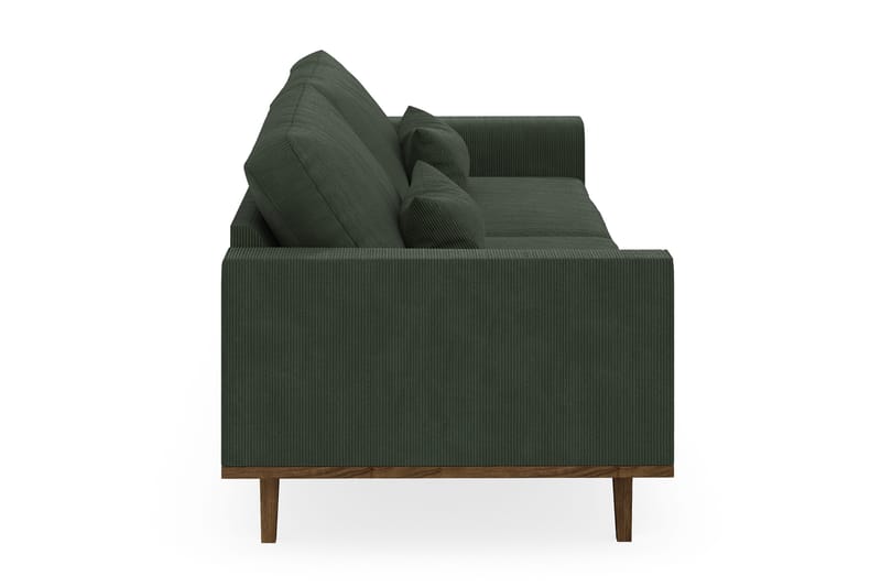 Copenhagen 4-personers Manchestersofa - Mørkegrøn - Møbler - Sofaer - 4 personers sofa