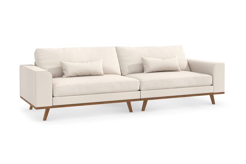 Copenhagen 4-personers Stofsofa - Beige - Møbler - Sofaer - 4 personers sofa