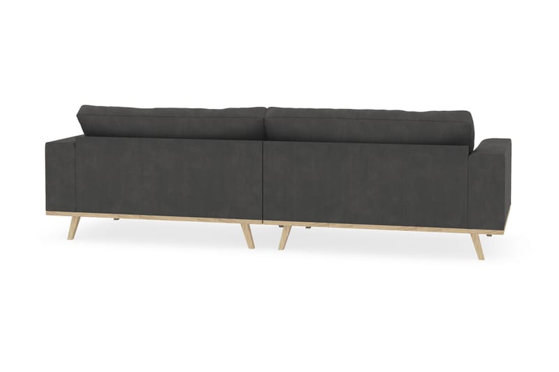 Copenhagen 4-personers Manchestersofa - Mørkegrå - Møbler - Sofaer - 4 personers sofa