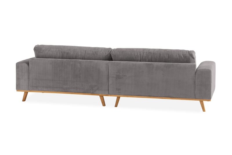 Copenhagen 4-personers Manchestersofa - Mørkegrå - Møbler - Sofaer - 4 personers sofa
