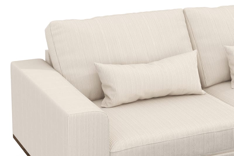 Copenhagen 4-personers Manchestersofa - Beige - Møbler - Sofaer - 4 personers sofa