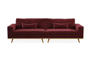 Copenhagen 4-personers Fløjlssofa