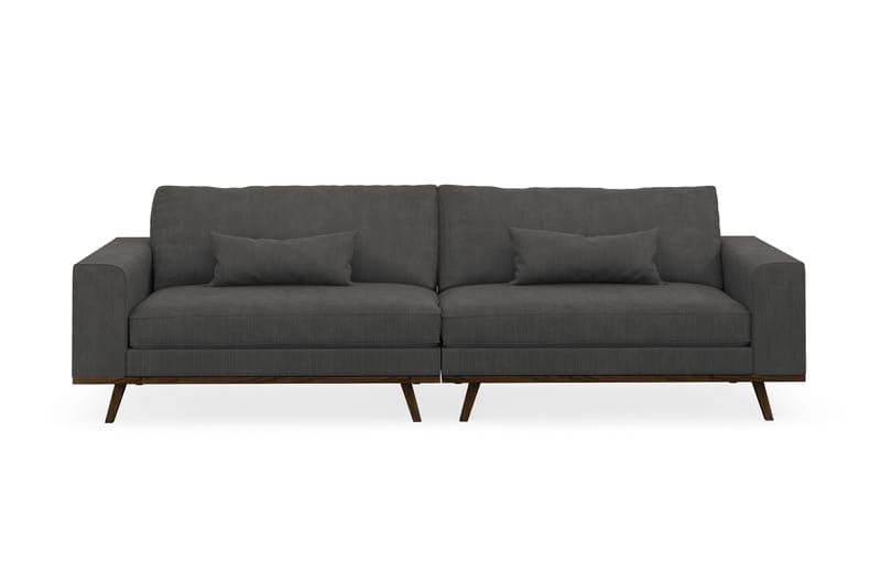 Copenhagen 4-personers Manchestersofa - Mørkegrå - Møbler - Sofaer - 4 personers sofa
