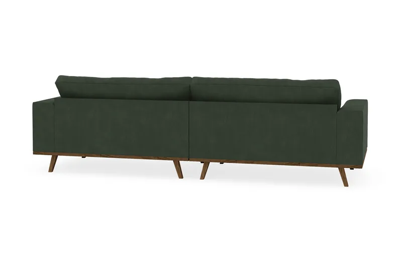 Copenhagen 4-personers Manchestersofa - Mørkegrøn - Møbler - Sofaer - 4 personers sofa