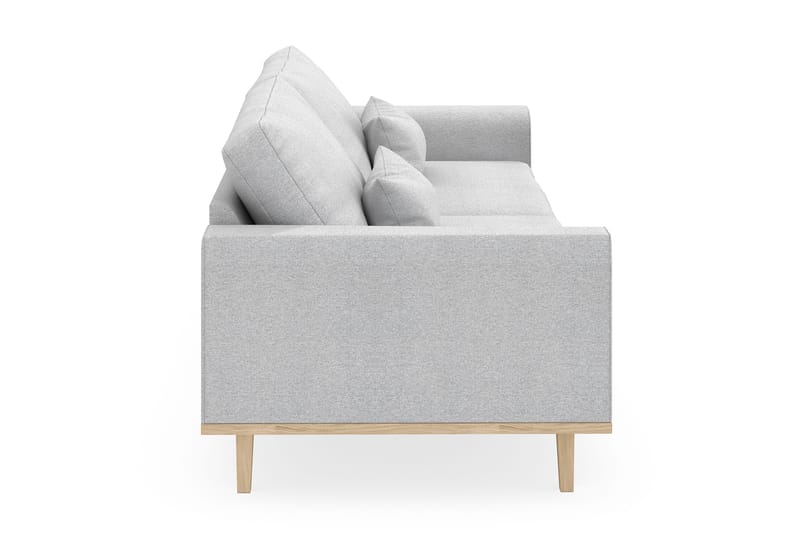 Copenhagen 4-personers Stofsofa - Lysegrå - Møbler - Sofaer - 4 personers sofa