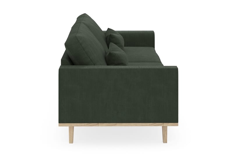 Copenhagen 4-personers Manchestersofa - Mørkegrøn - Møbler - Sofaer - 4 personers sofa