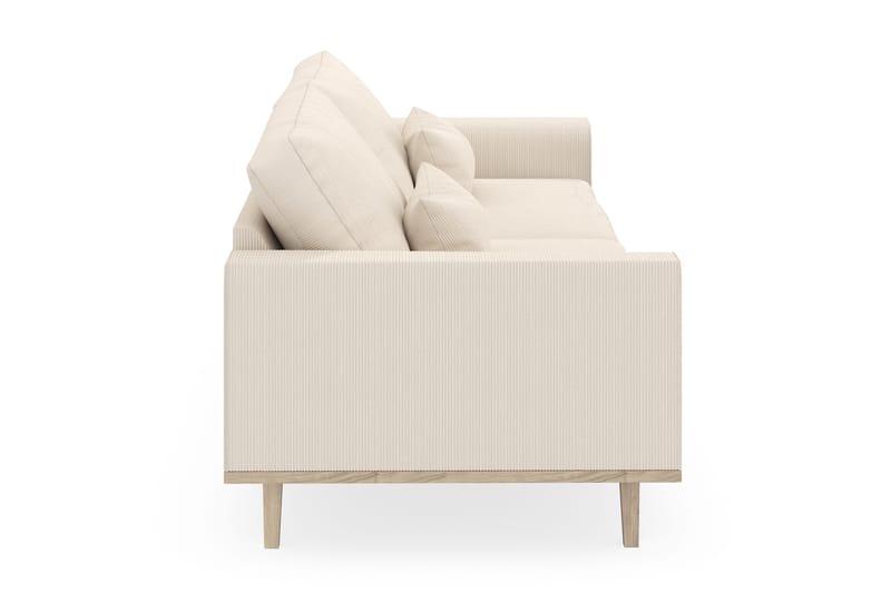 Copenhagen 4-personers Manchestersofa - Beige - Møbler - Sofaer - 4 personers sofa