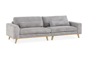 Copenhagen 4-personers Manchestersofa - Lysegrå - Møbler - Sofaer - 4 personers sofa
