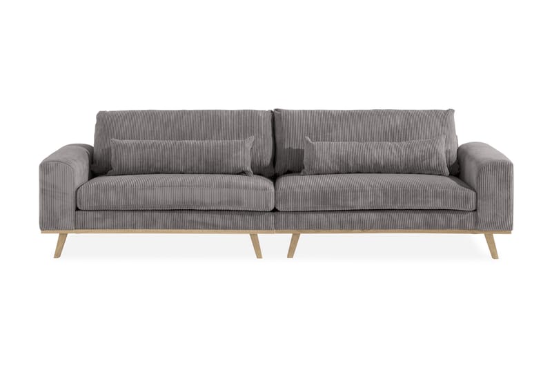 Copenhagen 4-personers Manchestersofa - Mørkegrå - Møbler - Sofaer - 4 personers sofa