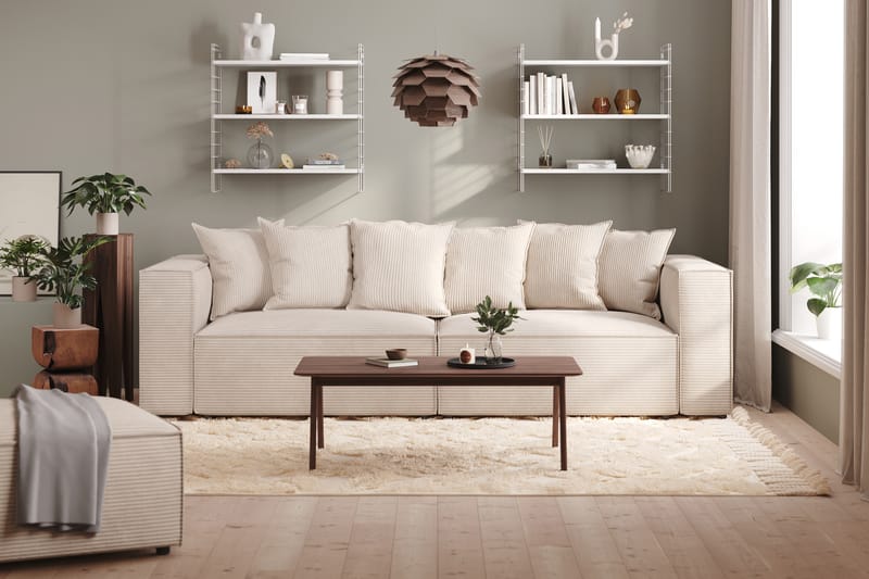 Cubo 4-Pers. Sofa - Beige - 4 personers sofa