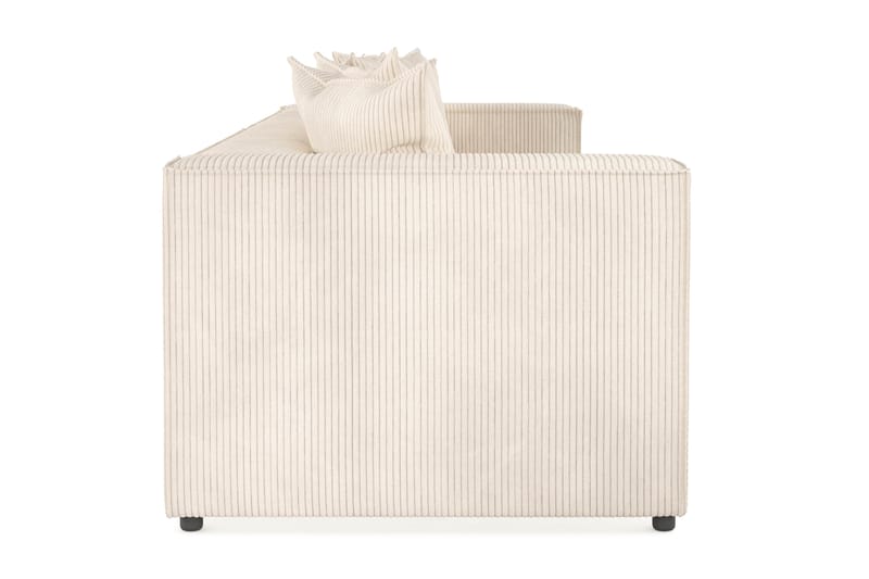 Cubo 4-personers Dyb Modulsofa i Manchester - Beige - Møbler - Sofaer - 4 personers sofa