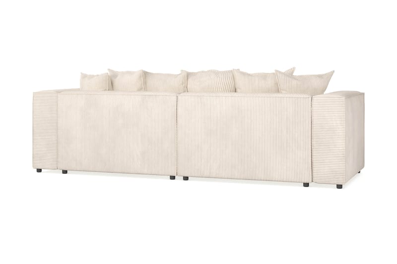 Cubo 4-personers Dyb Modulsofa i Manchester - Beige - Møbler - Sofaer - 4 personers sofa