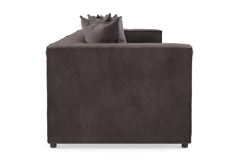 Cubo 4-Pers. Sofa - Beige/Fløjl - 4 personers sofa