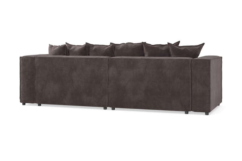 Cubo 4-Pers. Sofa - Beige/Fløjl - 4 personers sofa