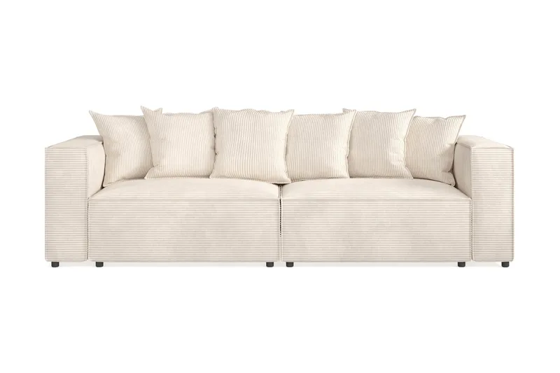 Cubo 4-personers Dyb Modulsofa i Manchester, Beige