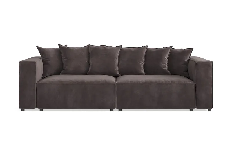 Cubo 4-Pers. Sofa, Beige/Fløjl