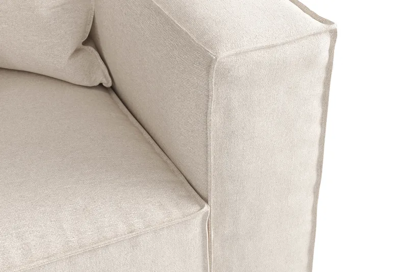 Cubo 4-personers Dyb Modulsofa i Stof - Beige - Møbler - Sofaer - 4 personers sofa