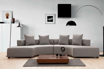 Lasalle Sofa 4-personers - Grå - Møbler - Sofaer - 4 personers sofa