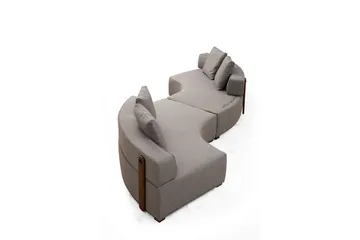 Lasalle Sofa 4-personers - Grå - Møbler - Sofaer - 4 personers sofa