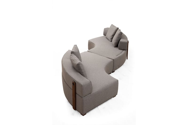 Lasalle Sofa 4-personers - Grå - Møbler - Sofaer - 4 personers sofa