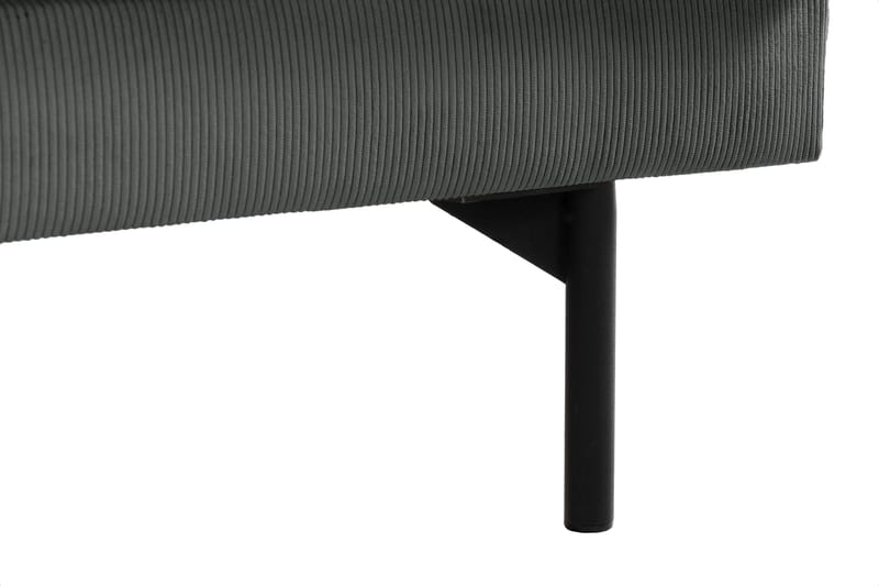 Menard 3-personers Manchestersofa - Grå - Møbler - Sofaer - 3 personers sofa