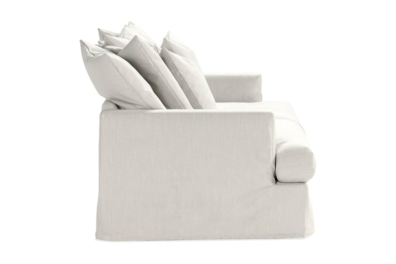Menard 3-personers Stofsofa - Lysegrå - Møbler - Sofaer - 3 personers sofa