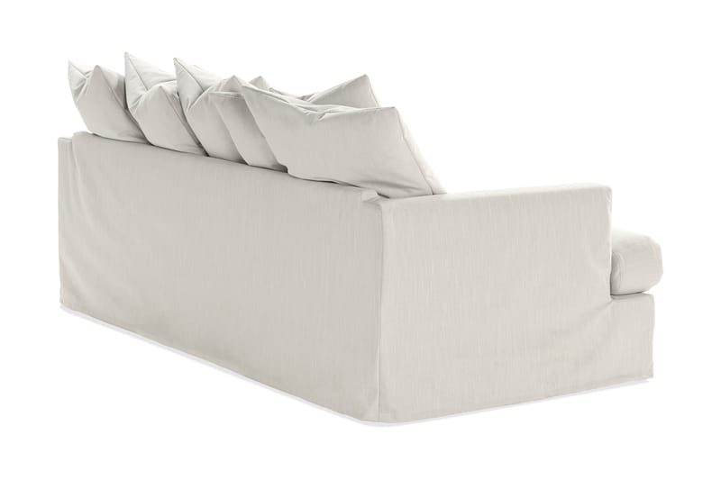 Menard 3-personers Stofsofa - Lysegrå - Møbler - Sofaer - 3 personers sofa