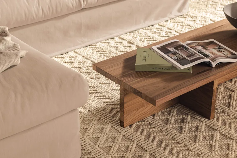 Menard 4-personers Dyb Stofsofa - Beige - Møbler - Sofaer - 4 personers sofa