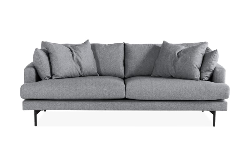 Menard 4-personers Stofsofa - Grå - Møbler - Sofaer - 4 personers sofa