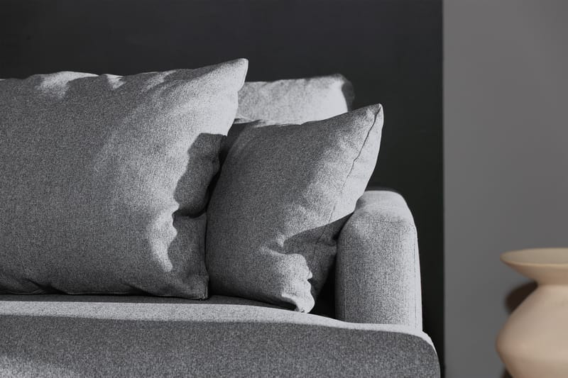 Menard 4-personers Stofsofa - Grå - Møbler - Sofaer - 4 personers sofa