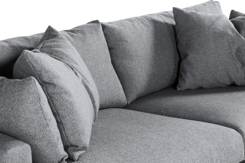 Menard 4-personers Stofsofa - Grå - Møbler - Sofaer - 4 personers sofa