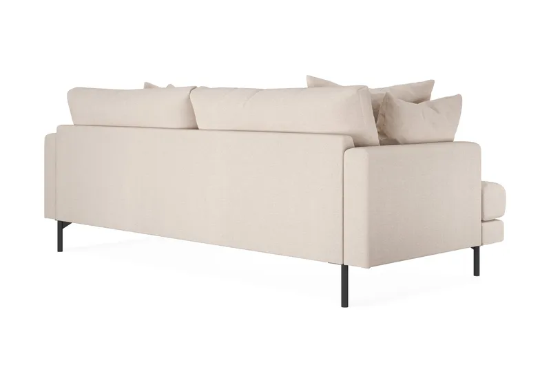 Menard 4-personers Dyb Stofsofa - Beige - Møbler - Sofaer - 4 personers sofa