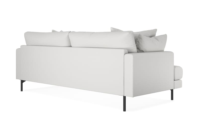 Menard 4-personers Dyb Stofsofa - Hvid - Møbler - Sofaer - 4 personers sofa