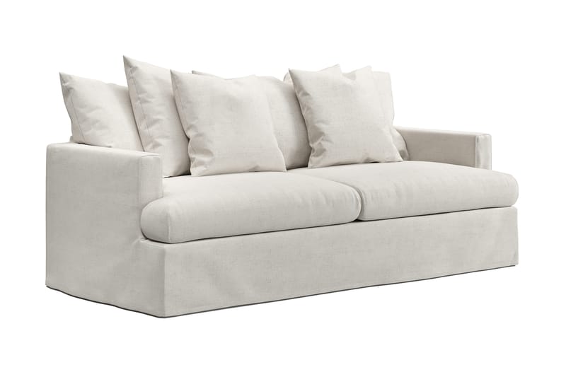 Menard 4-personers Stofsofa - Beige - Møbler - Sofaer - 4 personers sofa