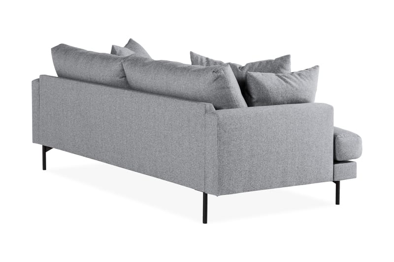 Menard 4-personers Dyb Stofsofa - Grå - Møbler - Sofaer - 4 personers sofa