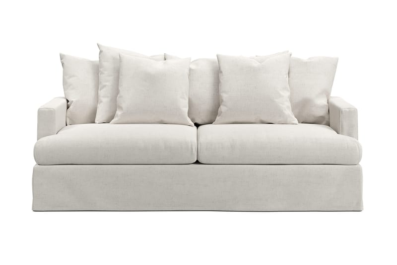 Menard 4-personers Dyb Stofsofa - Beige - Møbler - Sofaer - 4 personers sofa
