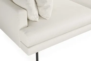 Menard 4-personers Dyb Sofa i Bouclé - Hvid - Møbler - Sofaer - 4 personers sofa