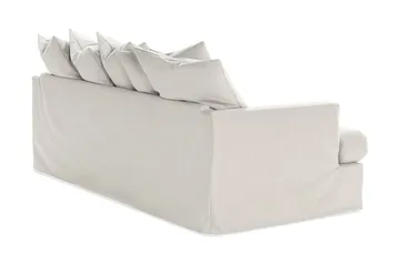Menard 4-personers Dyb Stofsofa - Lysegrå - Møbler - Sofaer - 4 personers sofa