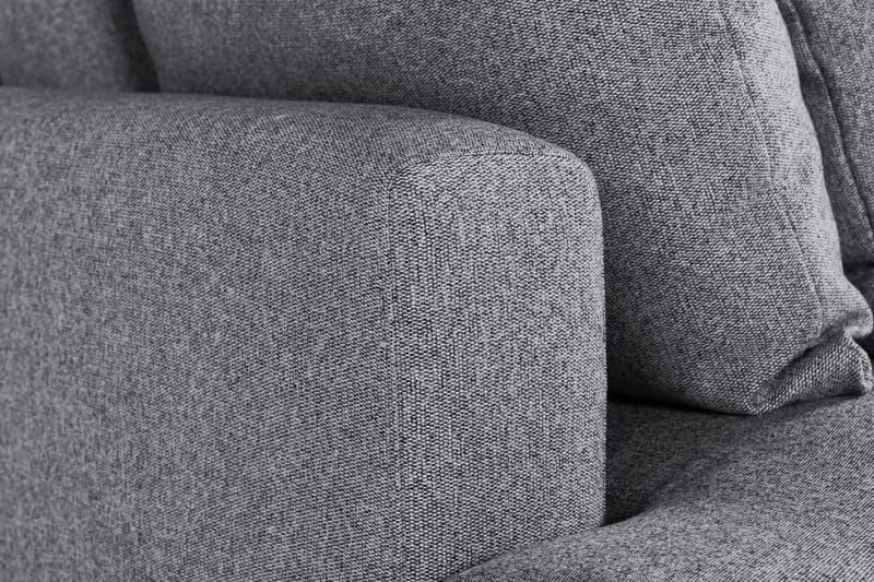 Menard 4-personers Dyb Stofsofa - Grå - Møbler - Sofaer - 4 personers sofa