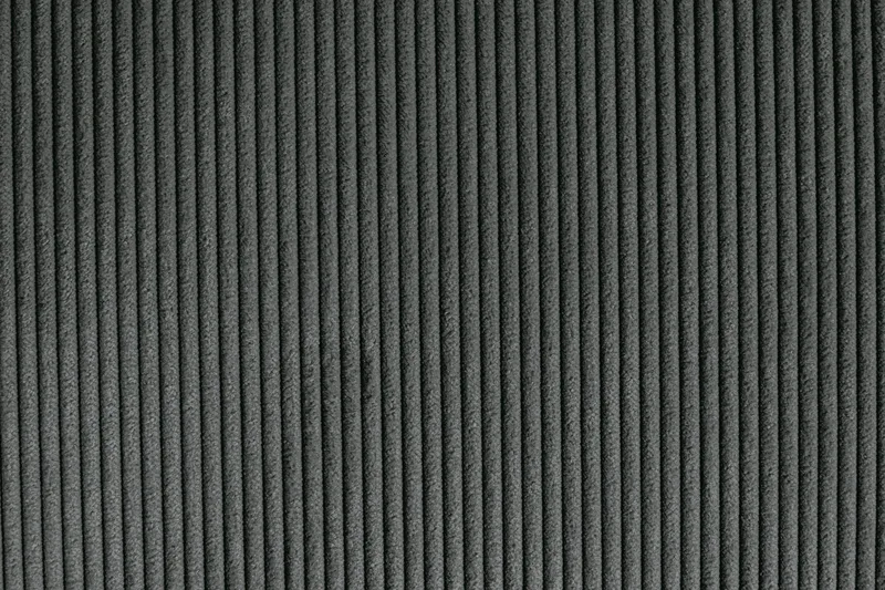 Menard 4-personers Dyb Manchestersofa - Grå - Møbler - Sofaer - 4 personers sofa