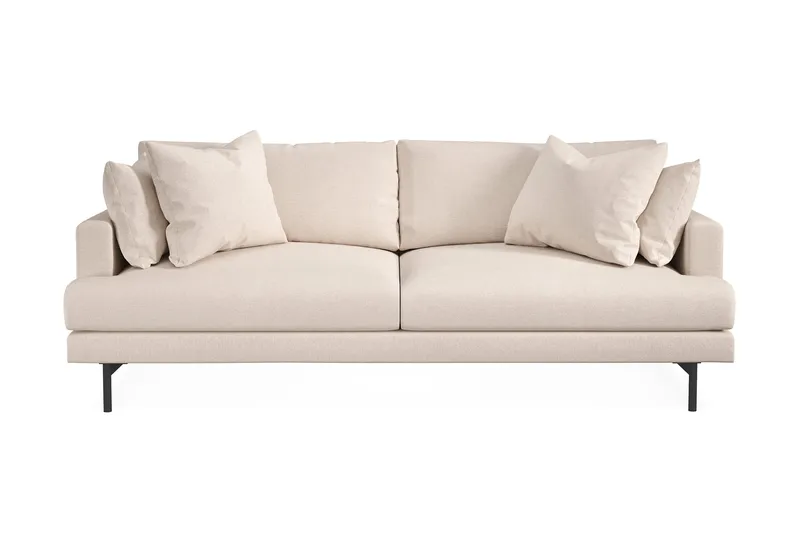Menard 4-personers Dyb Stofsofa, Beige