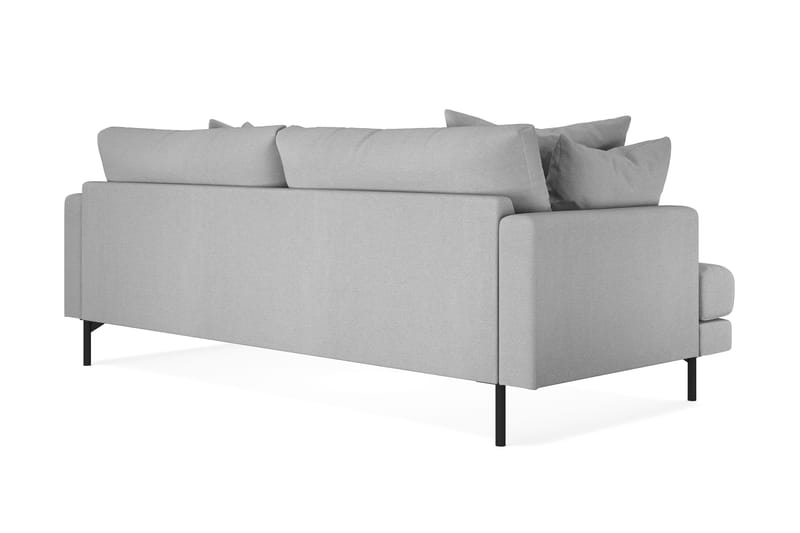 Menard 4-personers Dyb Stofsofa - Lysegrå - Møbler - Sofaer - 4 personers sofa