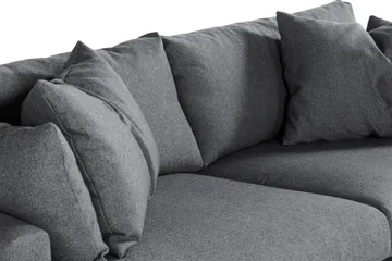 Menard 4-personers Dyb Stofsofa - Mørkegrå - Møbler - Sofaer - 4 personers sofa