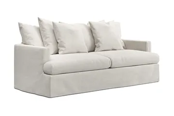 Menard 4-personers Dyb Stofsofa - Beige - Møbler - Sofaer - 4 personers sofa